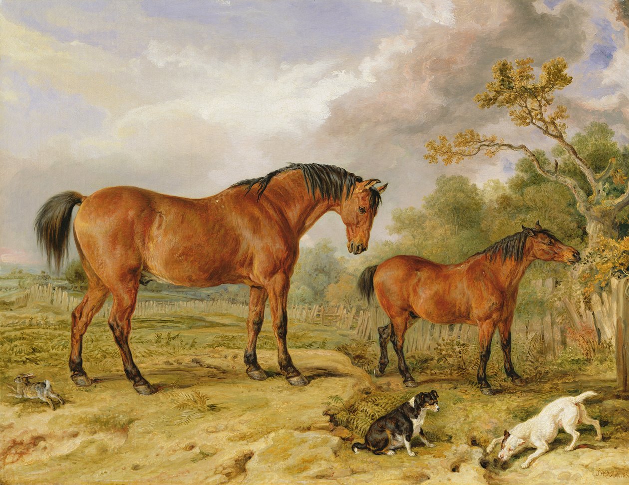 Reformer, Blucher, Tory és Crib portréja, Rowland Alston birtoka, Esq. alkotó: James Ward