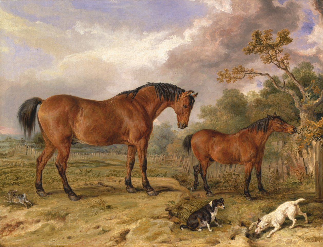 Reformer, Blucher, Tory és Crib portréja, Rowland Alston tulajdona, Esq., M.P. [1836, Royal Academy of Arts, London, kiállítási katalógus] alkotó: James Ward