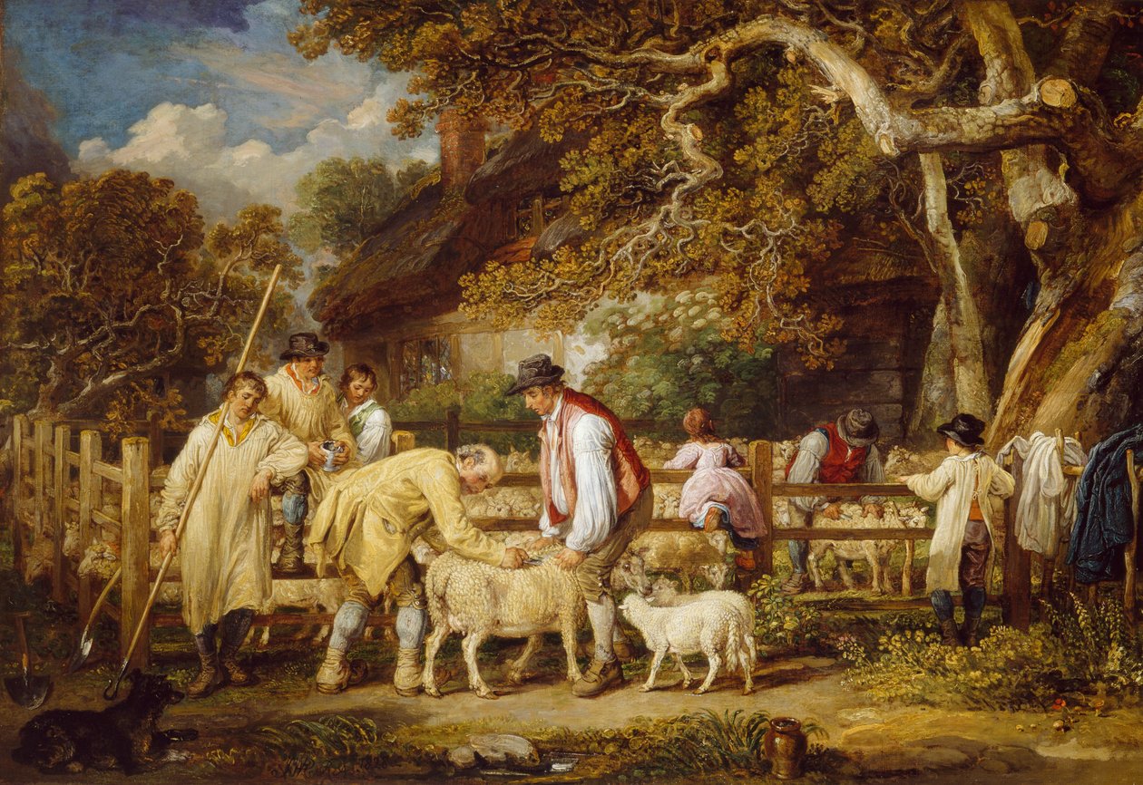 Birkamentés, 1828 alkotó: James Ward