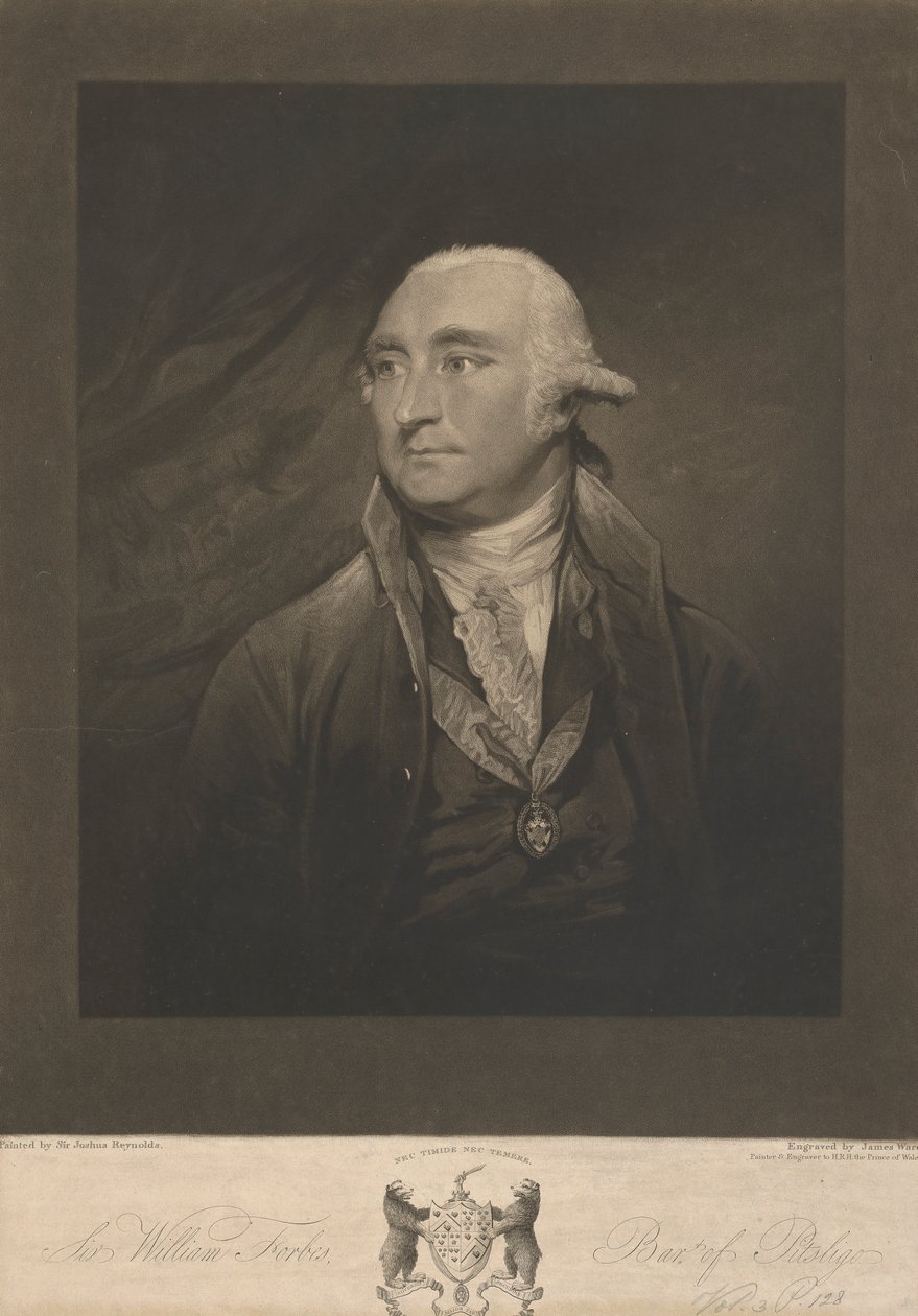Sir William Forbes, Monymusk és Pitsligo 6. bárója alkotó: James Ward