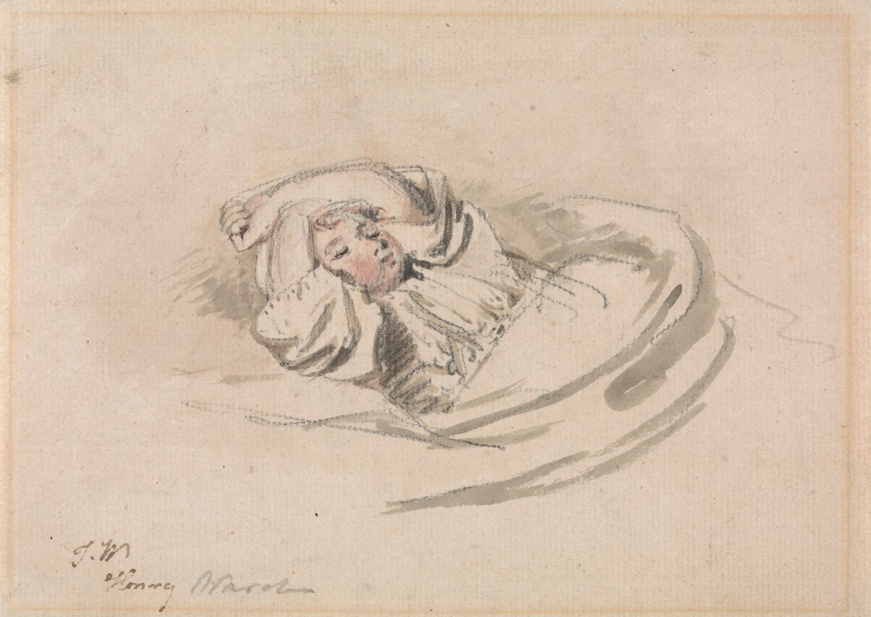 A művész fia, Henry, alszik alkotó: James Ward
