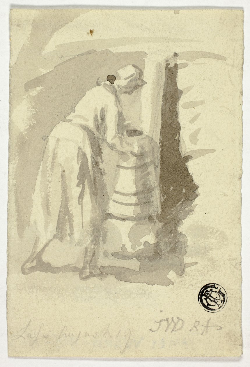 Nő a tűzhely közelében alkotó: James Ward