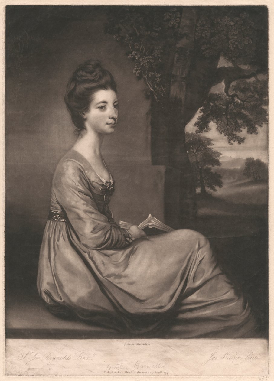 Jemima, Cornwallis grófnő alkotó: James Watson