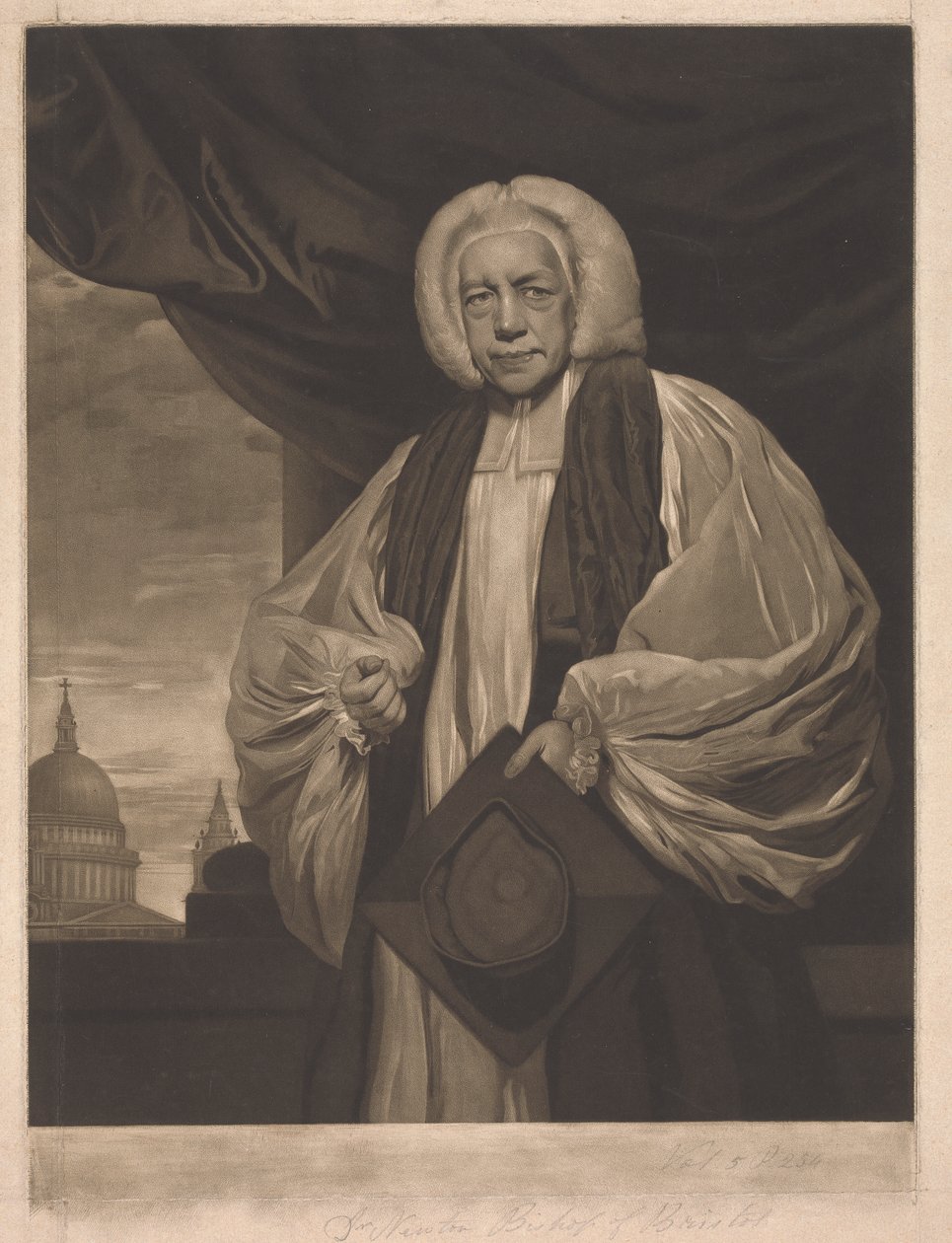 A helyes tiszteletes Thomas Newton, D.D. alkotó: James Watson