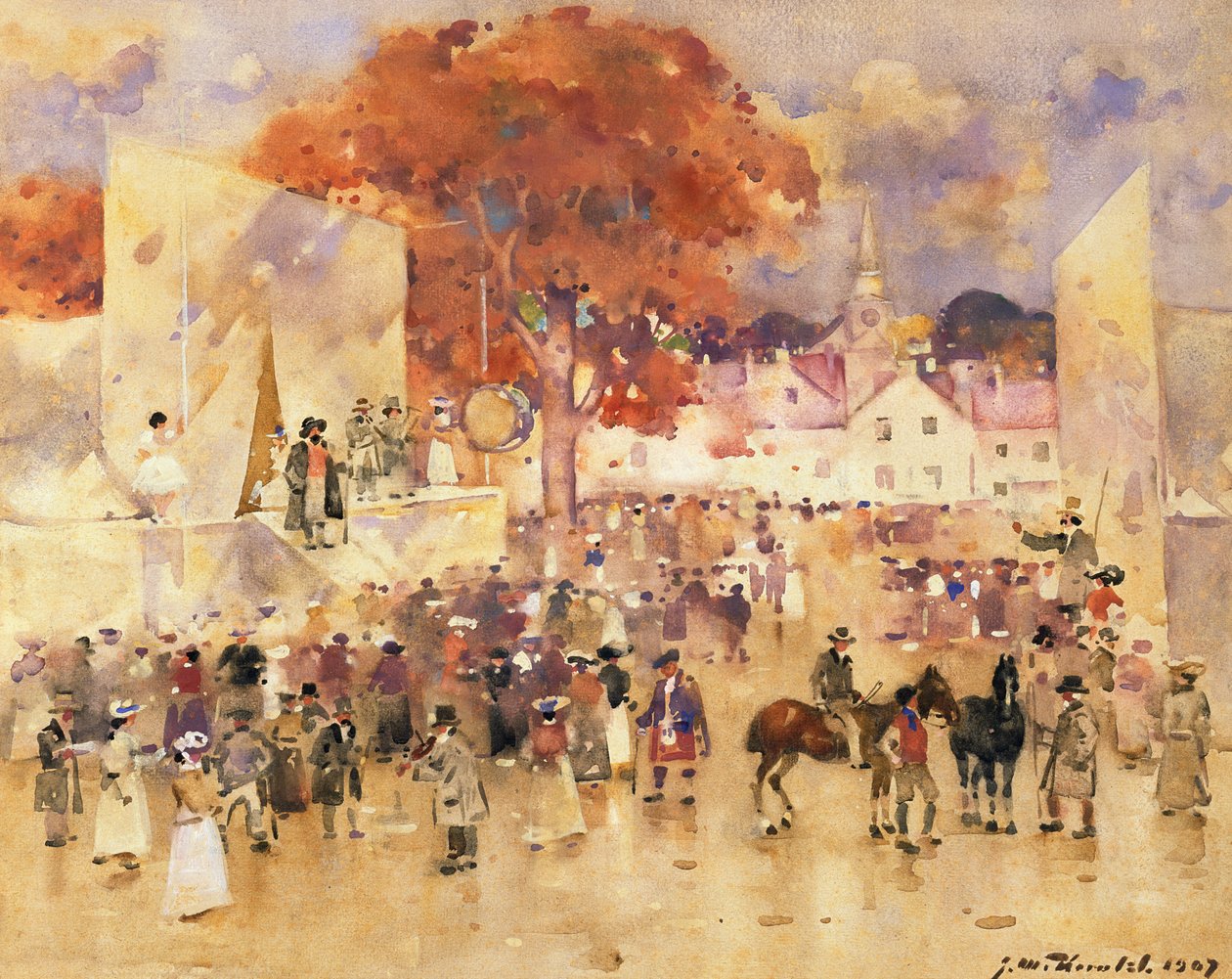 Skót Vásár, 1907 alkotó: James Watterston Herald