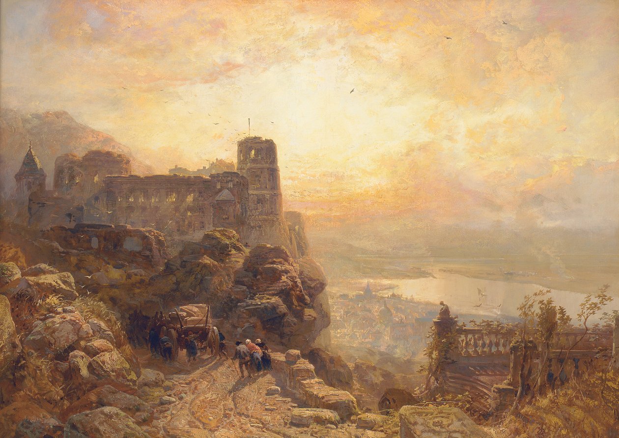 Heidelberg, 1878 alkotó: James Webb