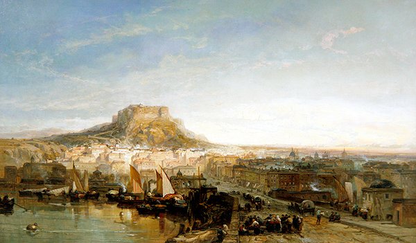 Kilátás Cartagenára, Spanyolország keleti partján alkotó: James Webb