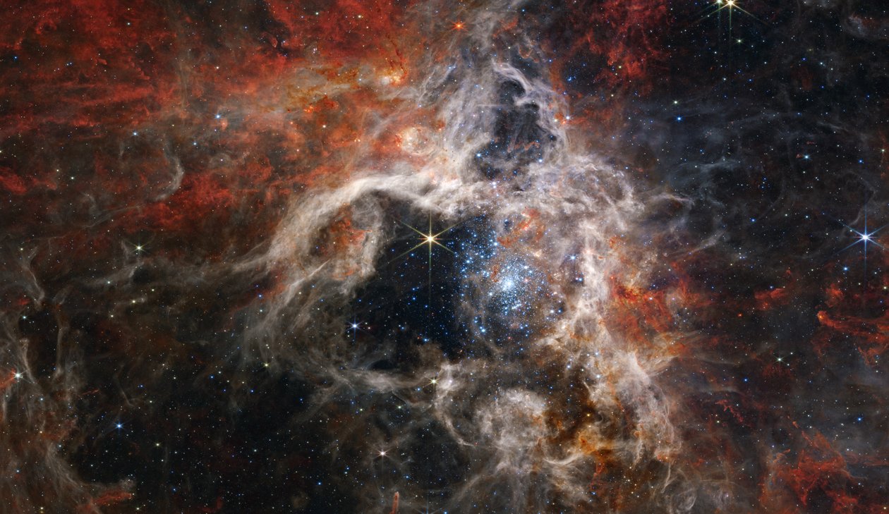 Kozmikus Tarantula alkotó: James Webb Space Telescope (NASA)