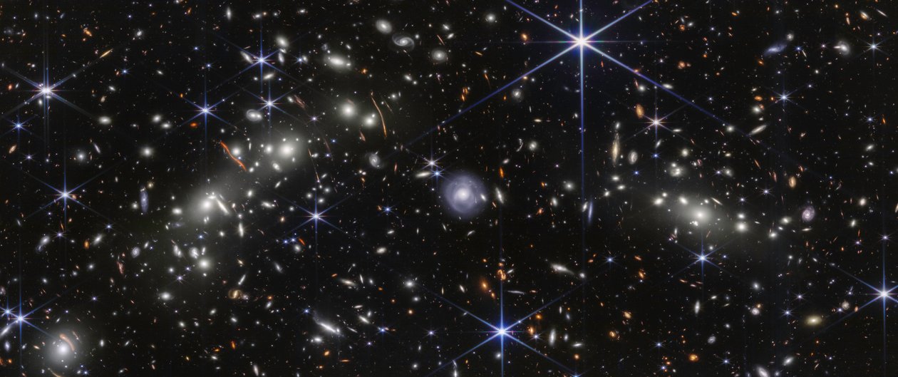 Csillaghalmaz (NIRCam-felvétel) alkotó: James Webb Space Telescope (NASA)