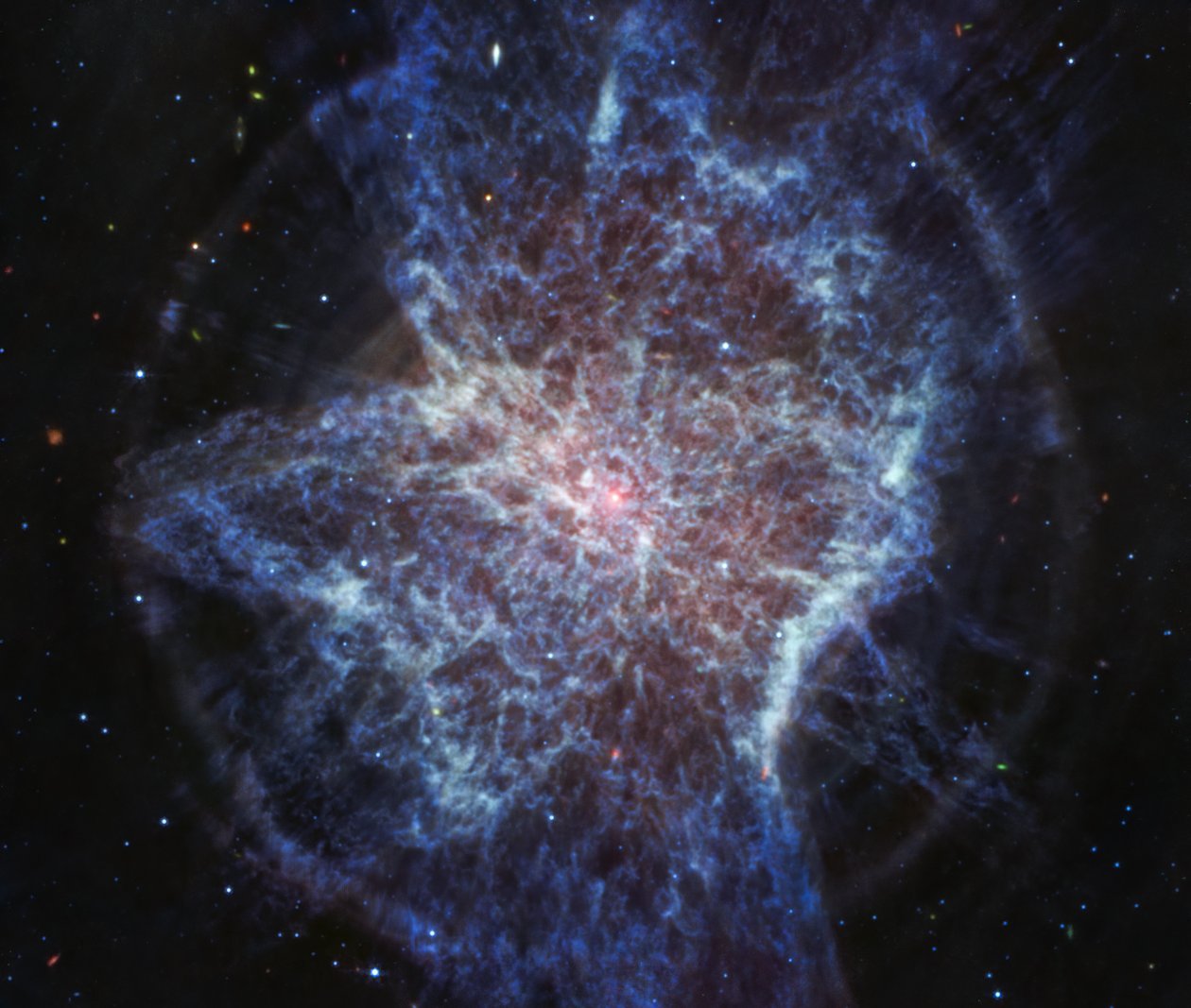 NGC 6072 (NIRCam Compass felvétel) alkotó: James Webb Space Telescope (NASA)