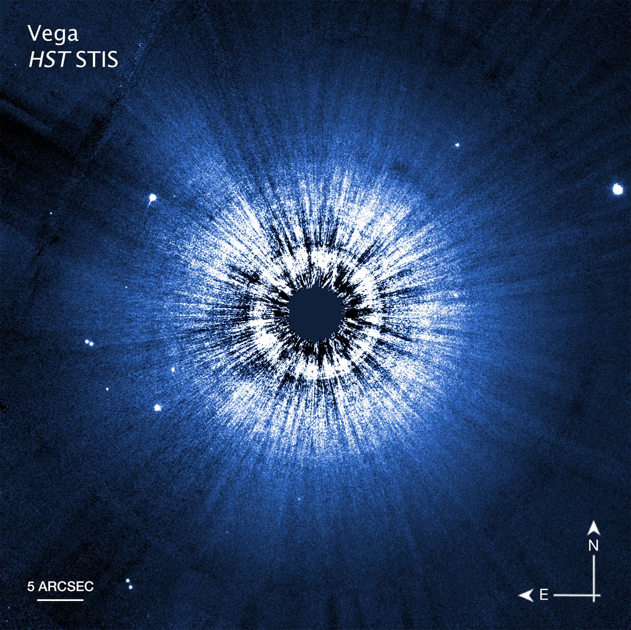 A Vega Hubble-űrtávcső által készített felvétel alkotó: James Webb Space Telescope (NASA)