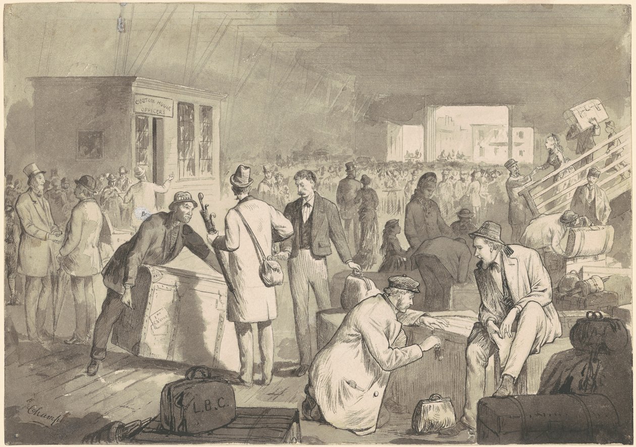 Vámház alkotó: James Wells Champney