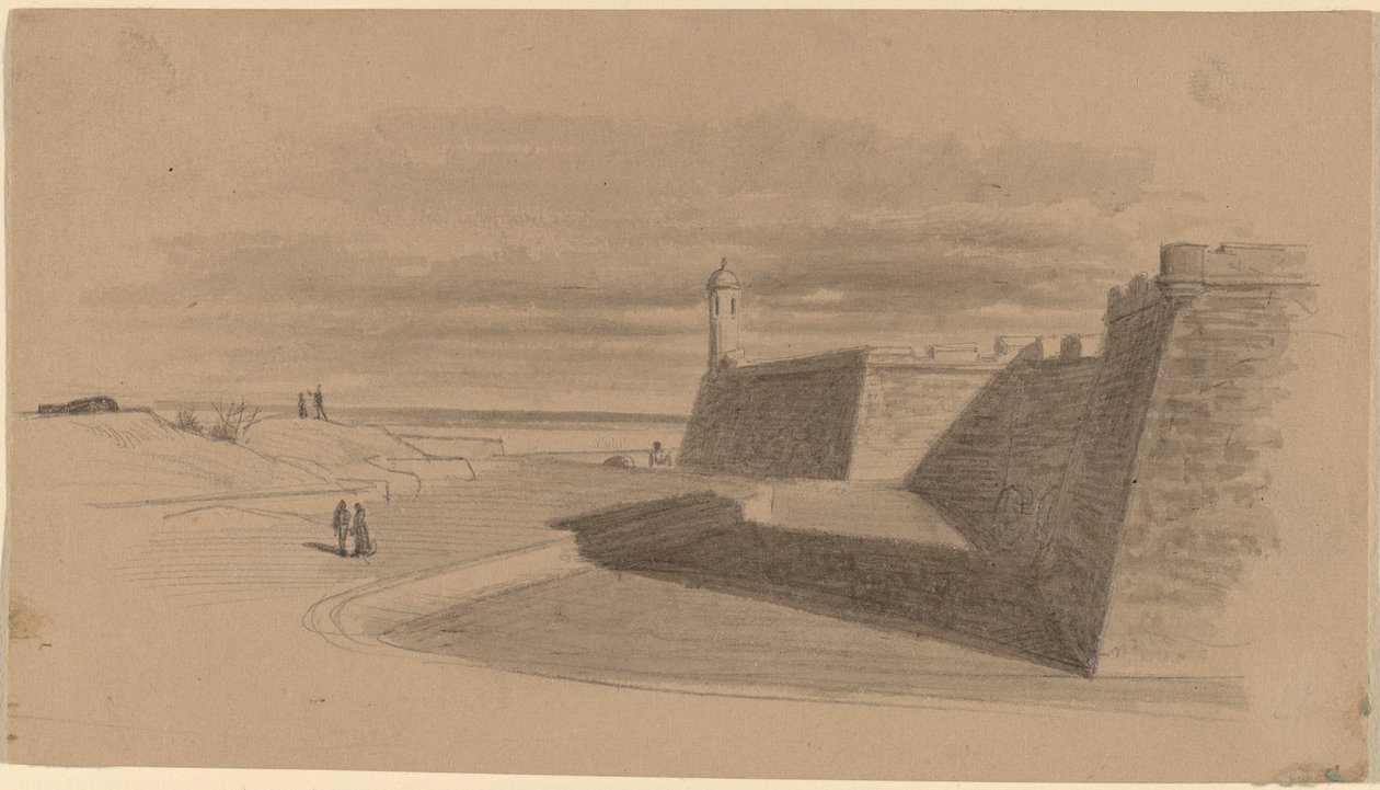 Árok Fort Marionban, Floridában alkotó: James Wells Champney