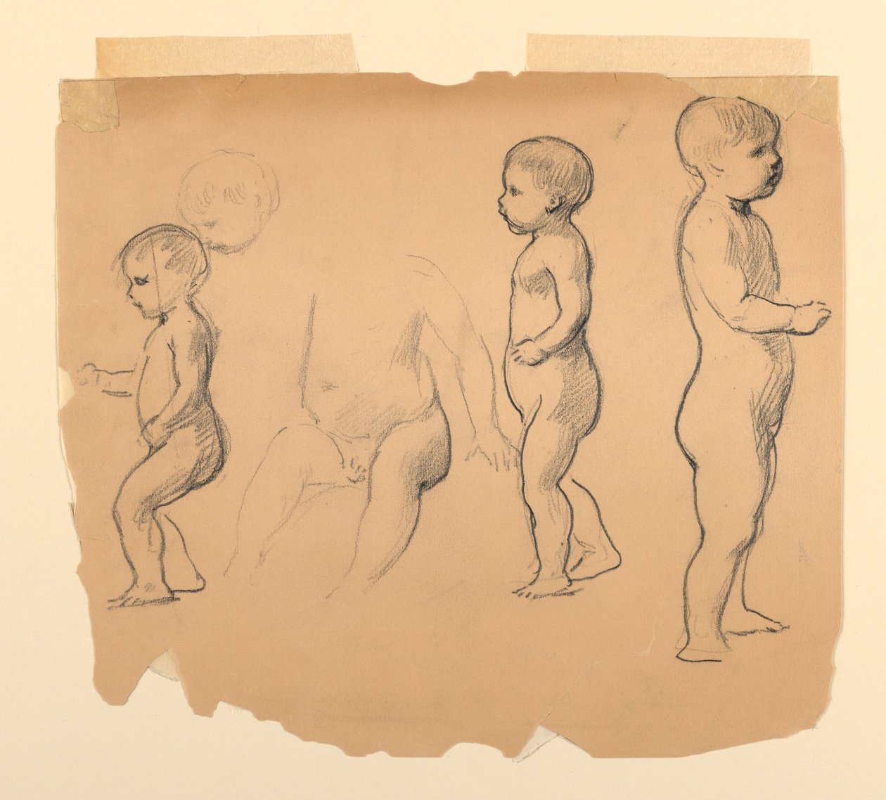 Tanulmányok Puttiról alkotó: James Wells Champney