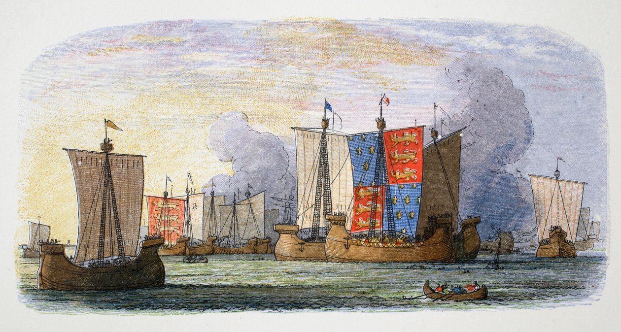 Sluys-i csata, 1340. alkotó: James William Edmund Doyle