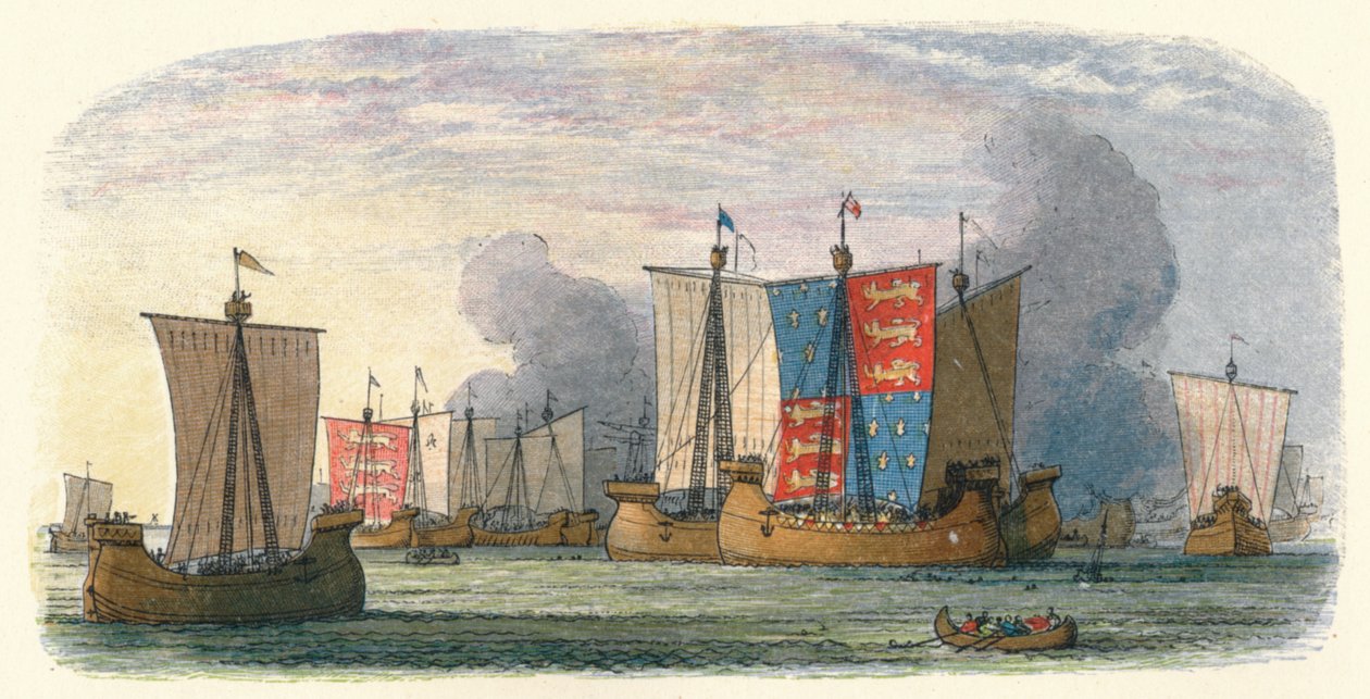 Sluys-i csata, 1340. június 24. 1864 alkotó: James William Edmund Doyle
