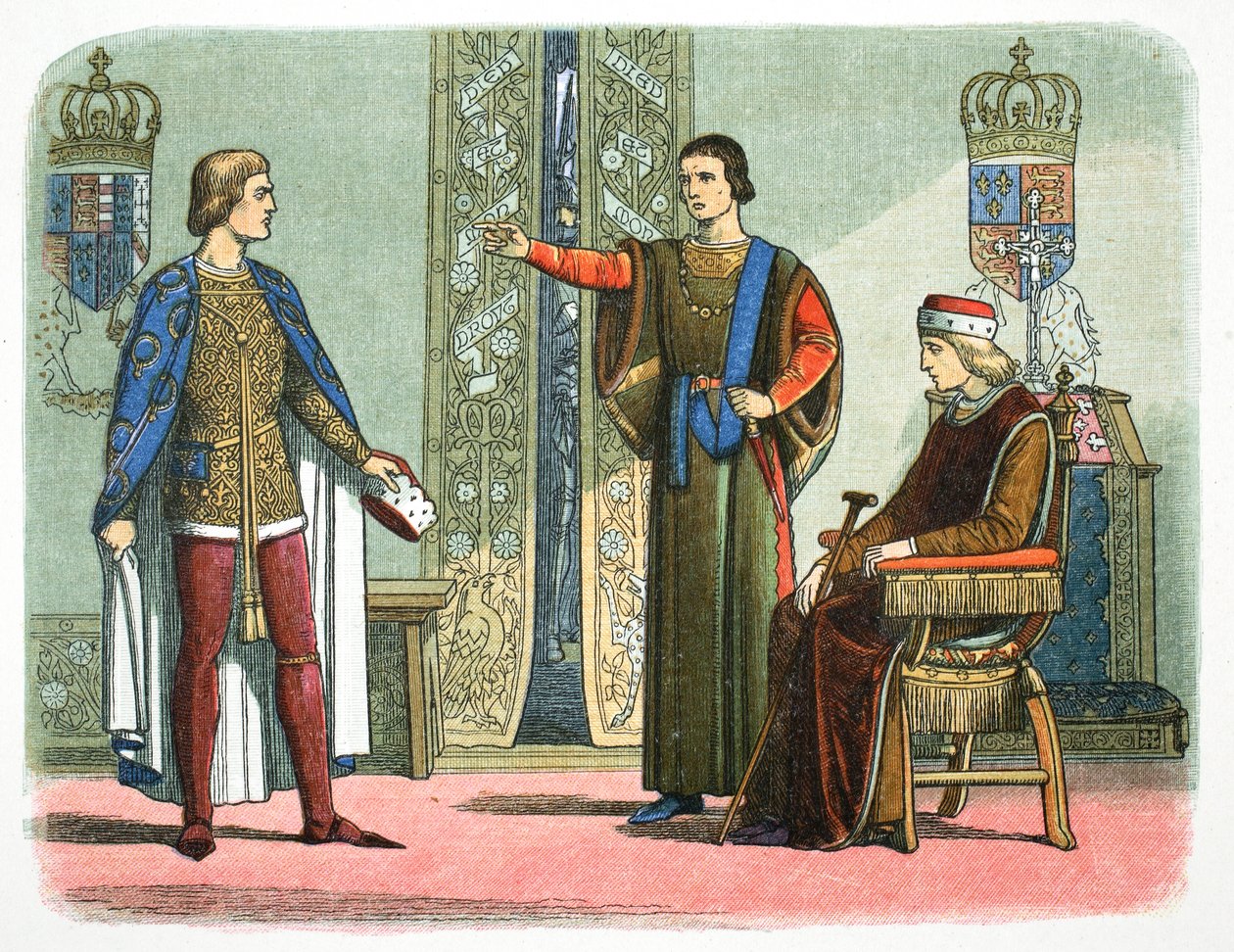 VI. Henrik Anglia és York és Somerset hercegei, 1450, 1864 alkotó: James William Edmund Doyle