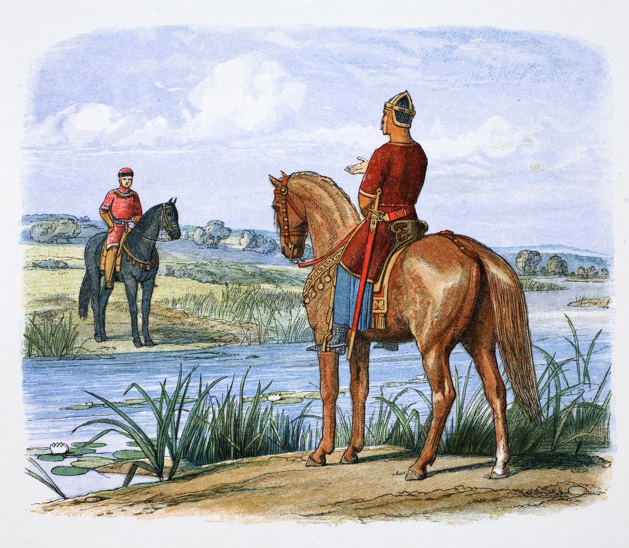 Anjou Henrik és István tanácskozik a Temzén, 1153 1864 alkotó: James William Edmund Doyle