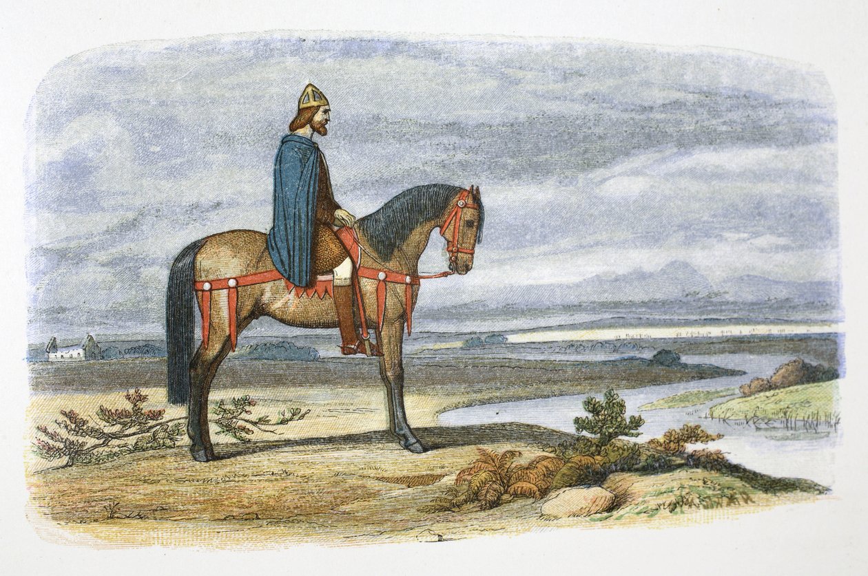 Alfréd király a dán flotta elfoglalását tervezi, 892 1864 alkotó: James William Edmund Doyle