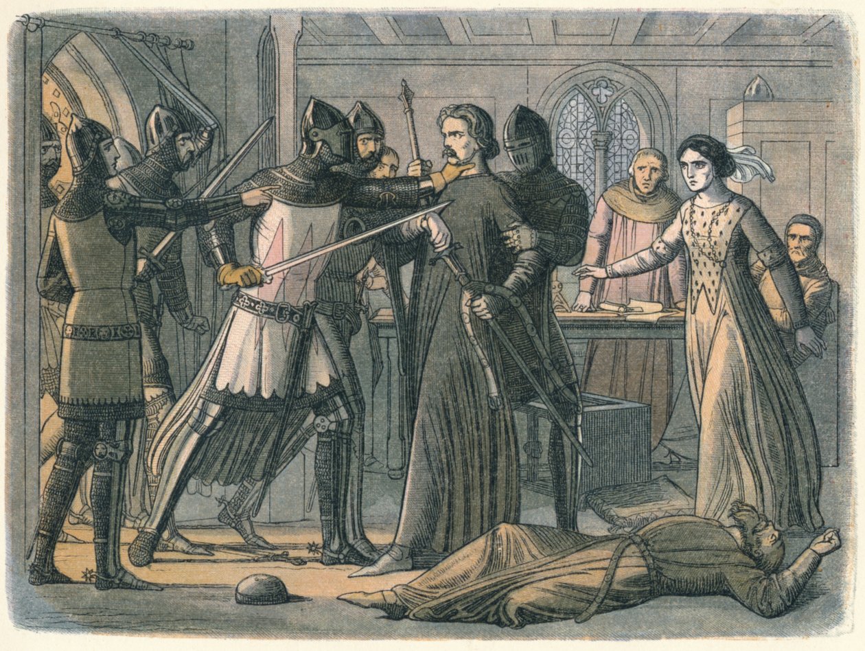 Mortimer a király által lefoglalt, 1325 1864 alkotó: James William Edmund Doyle