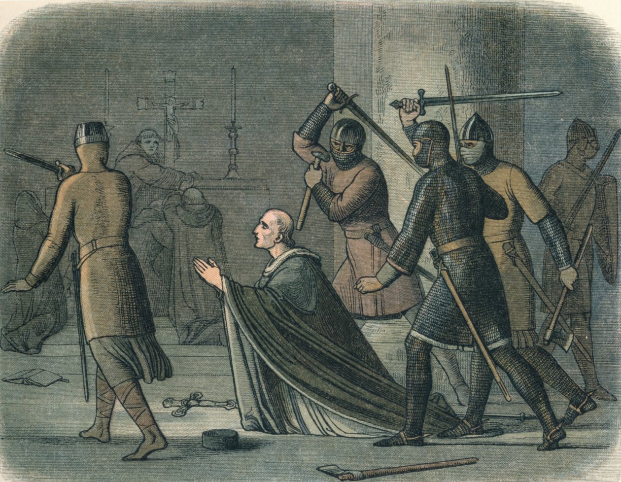A prímás meggyilkolása, 1170 1864 alkotó: James William Edmund Doyle