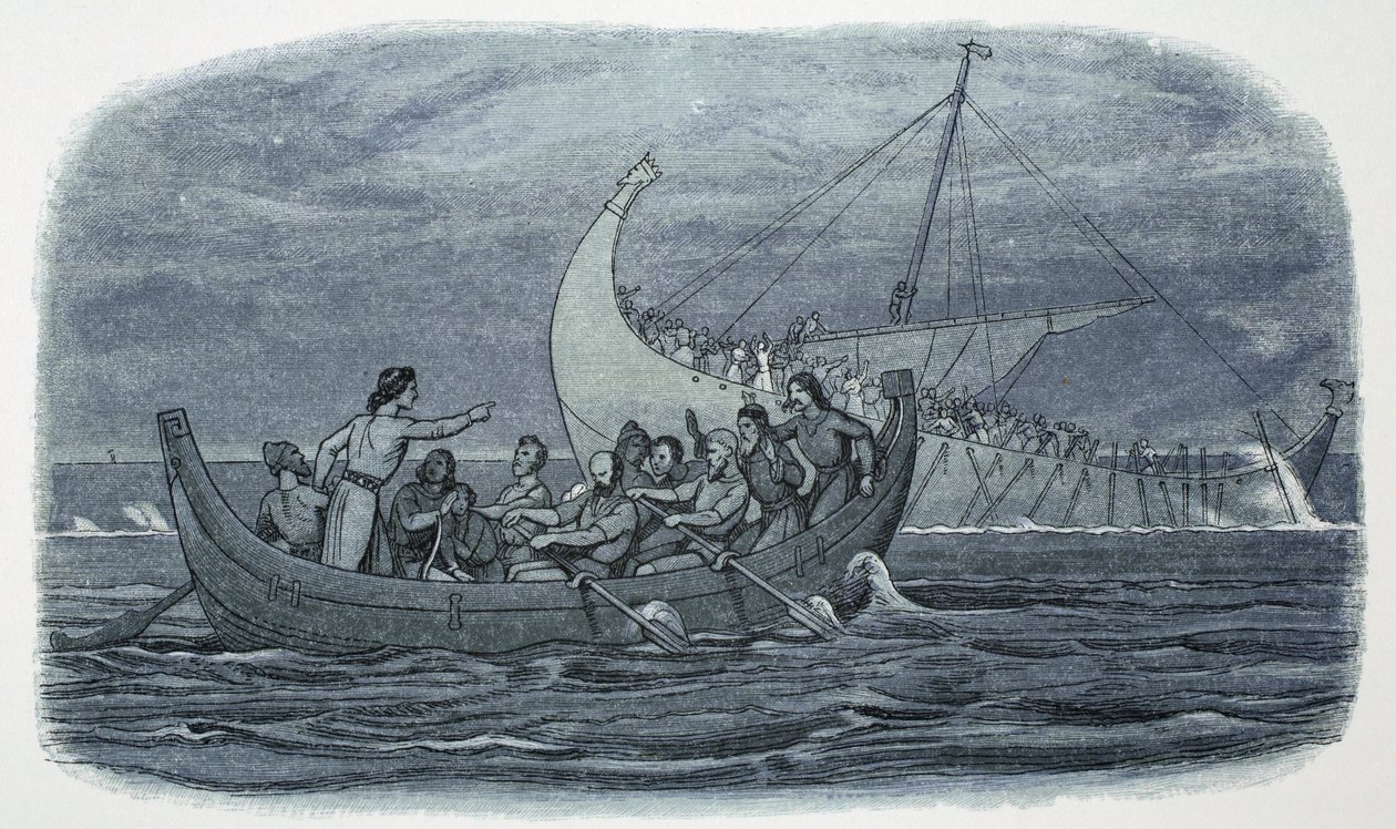 A Fehér Hajó roncsa, Franciaország, 1120 1864 alkotó: James William Edmund Doyle
