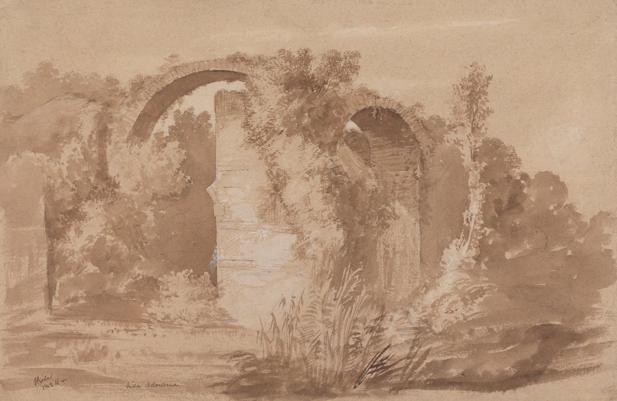 A Villa Adrianna, Róma alkotó: James William Giles