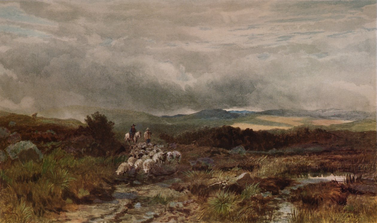 „Mountain Road, Capel Curig, Észak-Wales”, 1938 alkotó: James William Whitaker