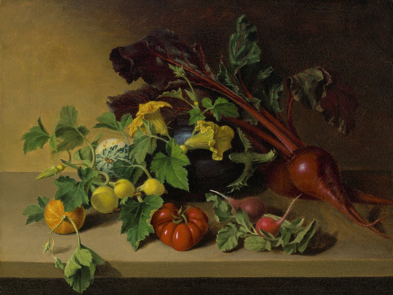 Csendélet zöldségekkel, 1826 alkotó: James the Elder Peale