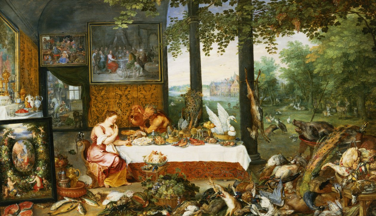 Az ízérzék, 1618 alkotó: Jan and Rubens, P.P. Brueghel