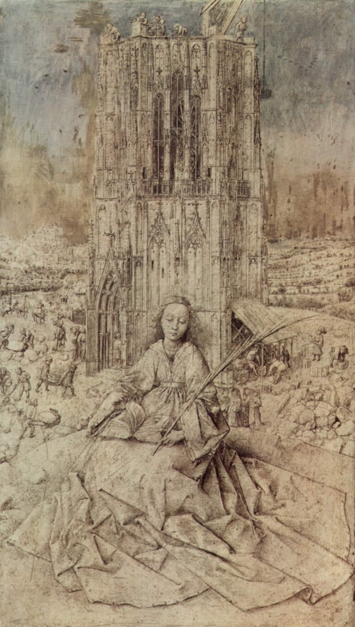 A Hl. Barbara alkotó: Jan van Eyck