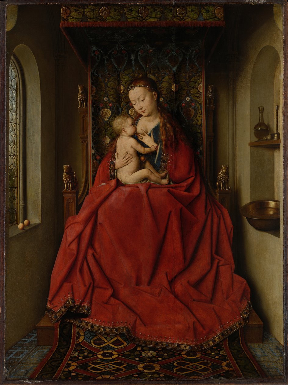 Lucca Madonna alkotó: Jan van Eyck