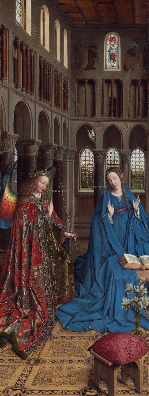 Az Annunciáció alkotó: Jan van Eyck