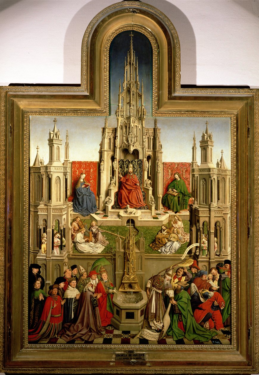 Az élet forrása alkotó: Jan van Eyck