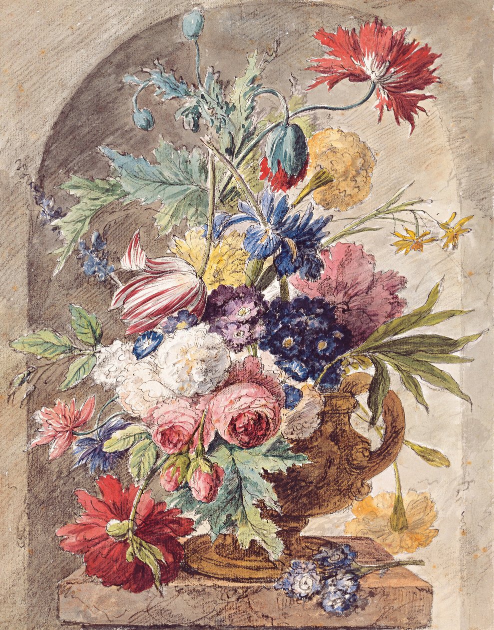 Virág csendélet, c. 1734 alkotó: Jan van Huysum
