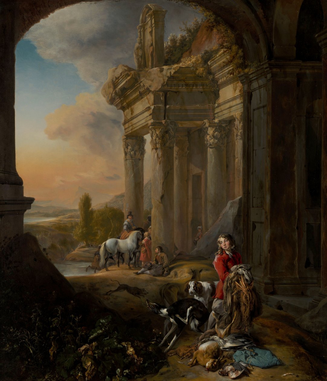 Vissza a vadászatról alkotó: Jan Baptist Weenix