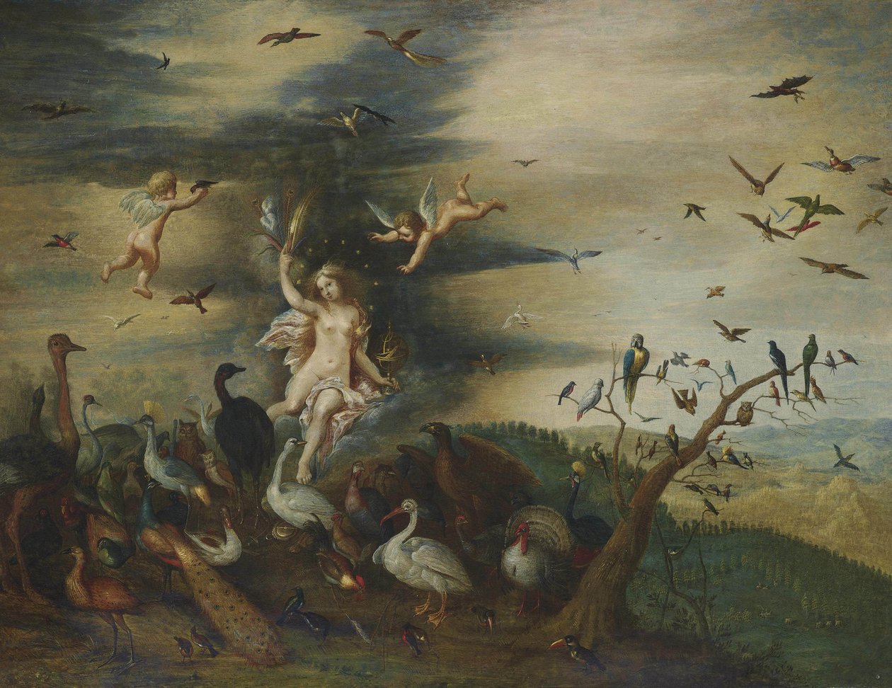 A levegő allegóriája alkotó: Jan the Elder Brueghel