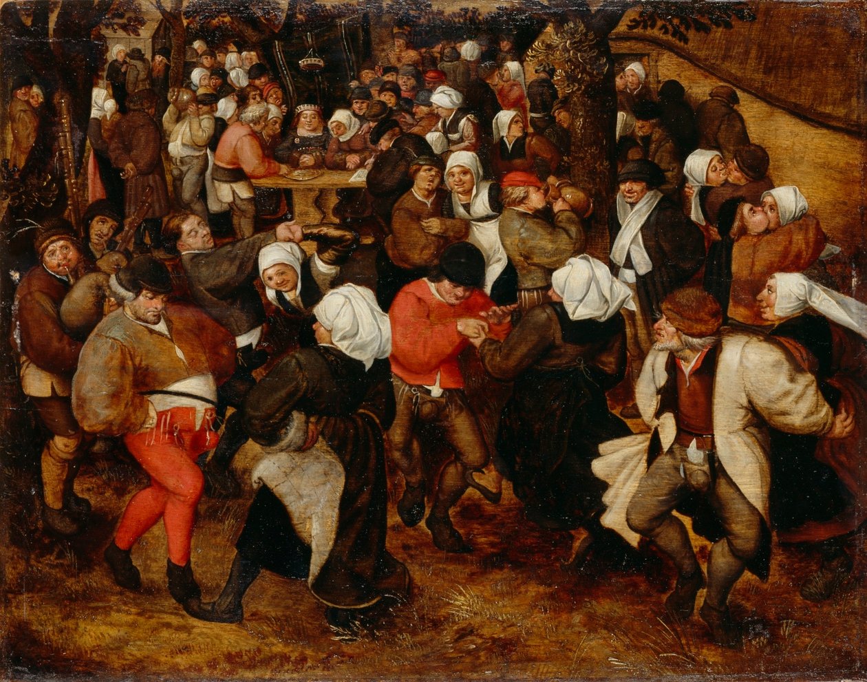 Gazda esküvője a szabadban alkotó: Jan the Elder Brueghel