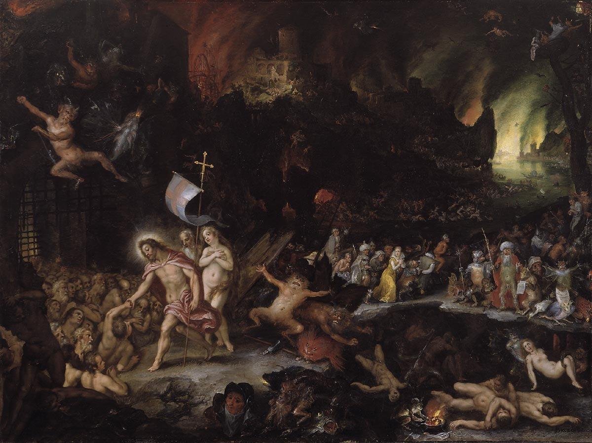 Krisztus a végtelenben alkotó: Jan the Elder Brueghel