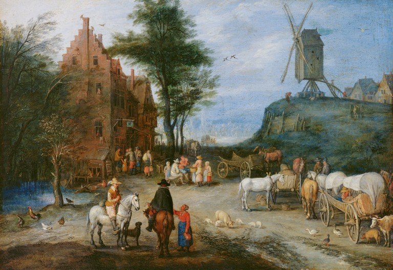 Falusi út alkotó: Jan the Elder Brueghel
