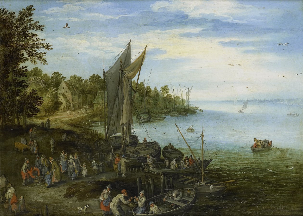 Folyóparti alkotó: Jan the Elder Brueghel