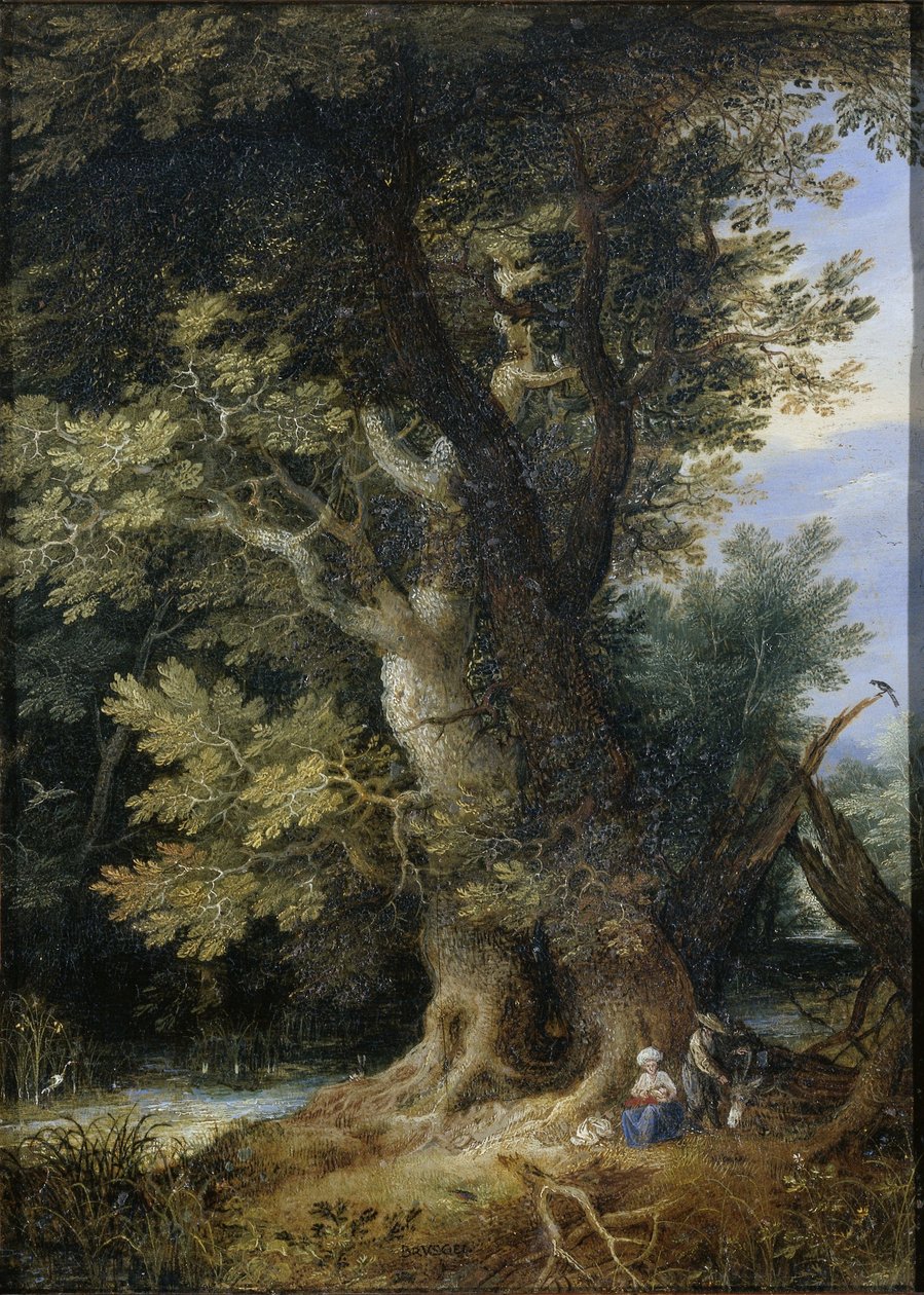 Pihenjen az egyiptomi járaton alkotó: Jan the Elder Brueghel