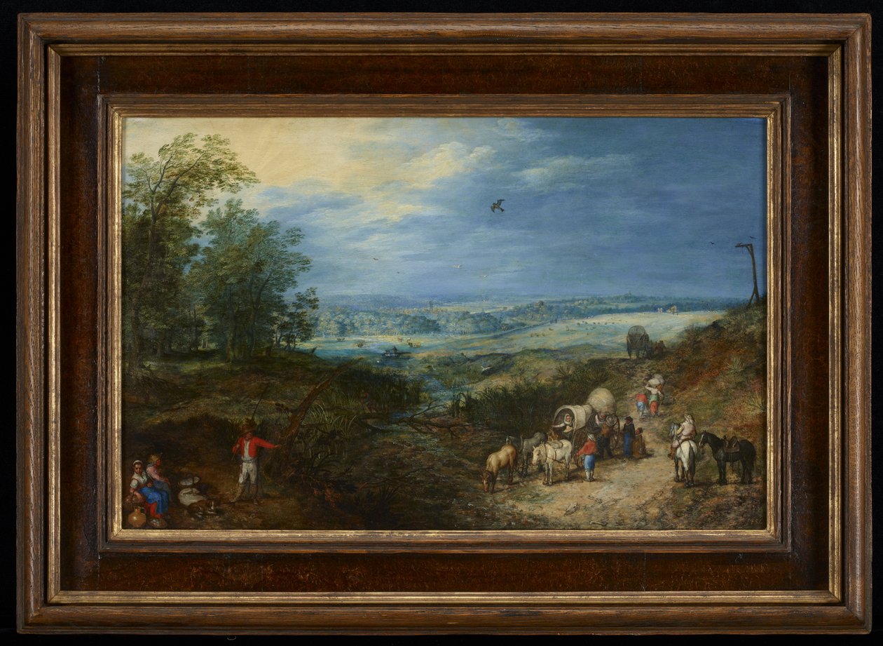 Táj parasztokkal alkotó: Jan the Elder Brueghel