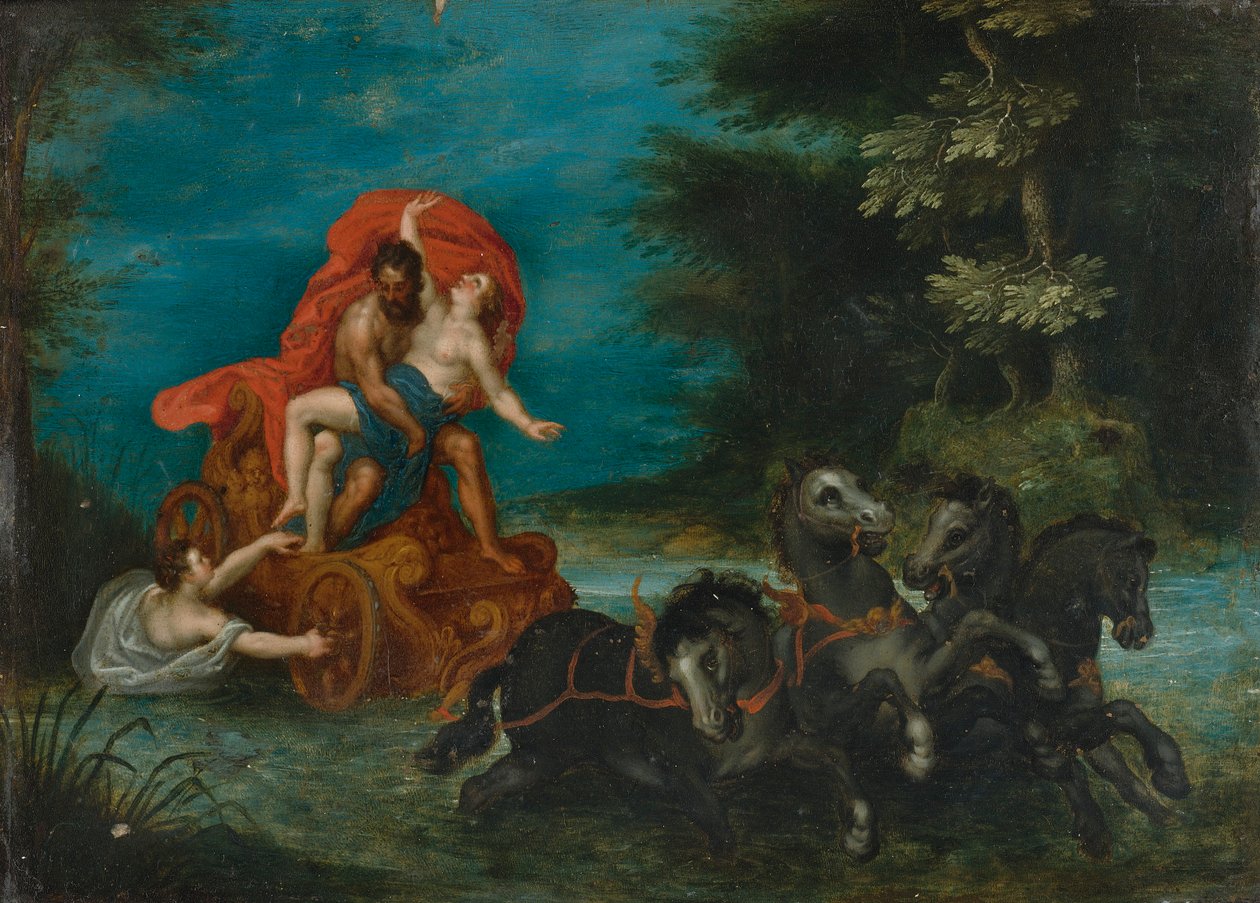 Proserpina megerőszakolása alkotó: Jan the Elder Brueghel