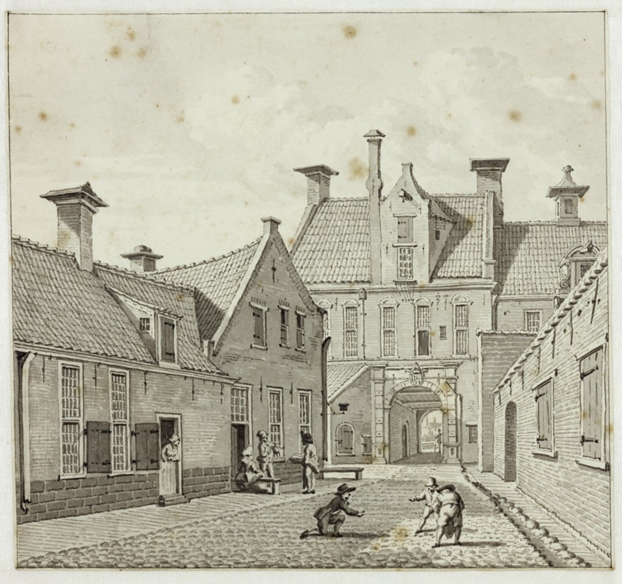 A Gardepoort a Turfstraatból alkotó: Jan Bulthuis