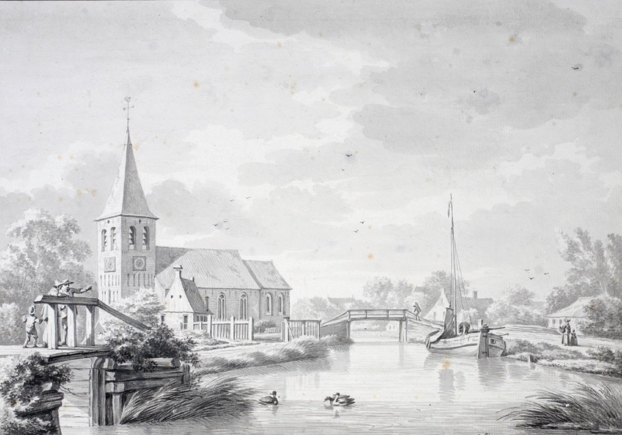 Zuidwolde kilátása alkotó: Jan Bulthuis