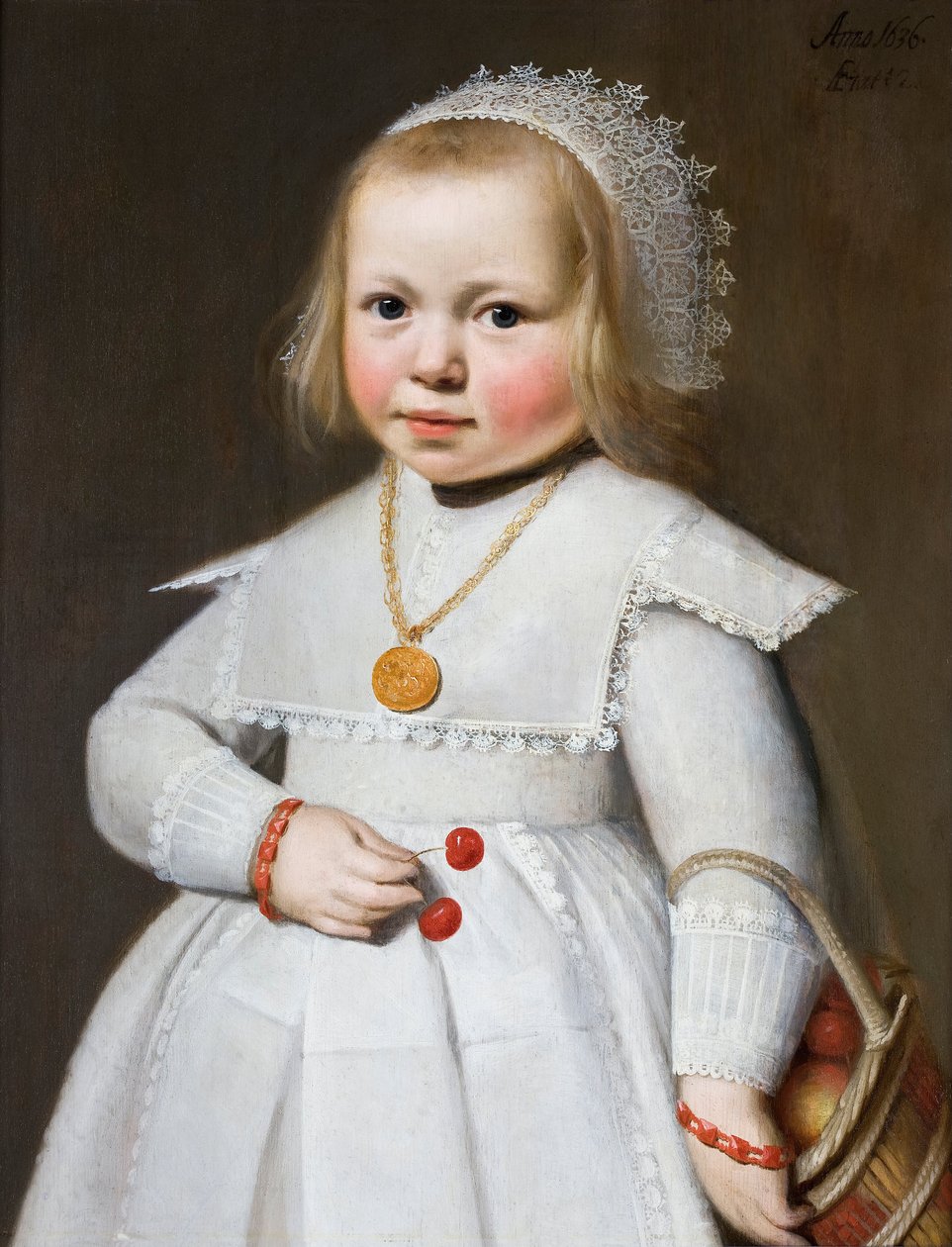 Kétéves kislány portréja alkotó: Jan Cornelisz van Loenen