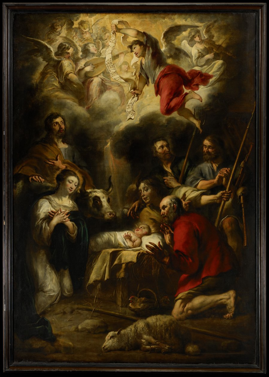 A Pásztorok imádása, 1657 alkotó: Jan Cossiers
