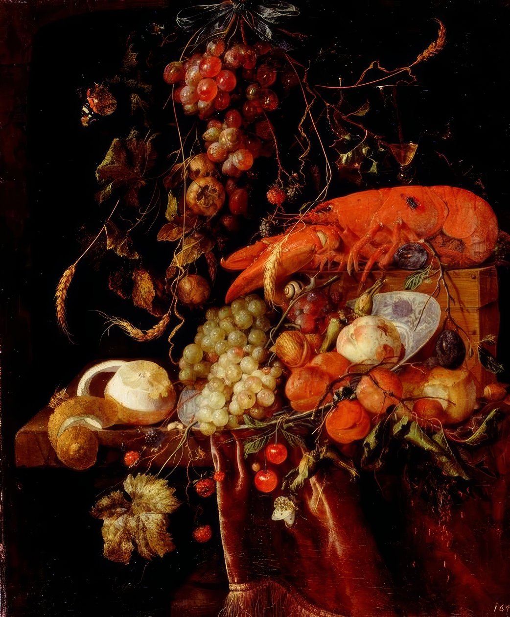 Csendélet homárral alkotó: Jan Davidsz de Heem