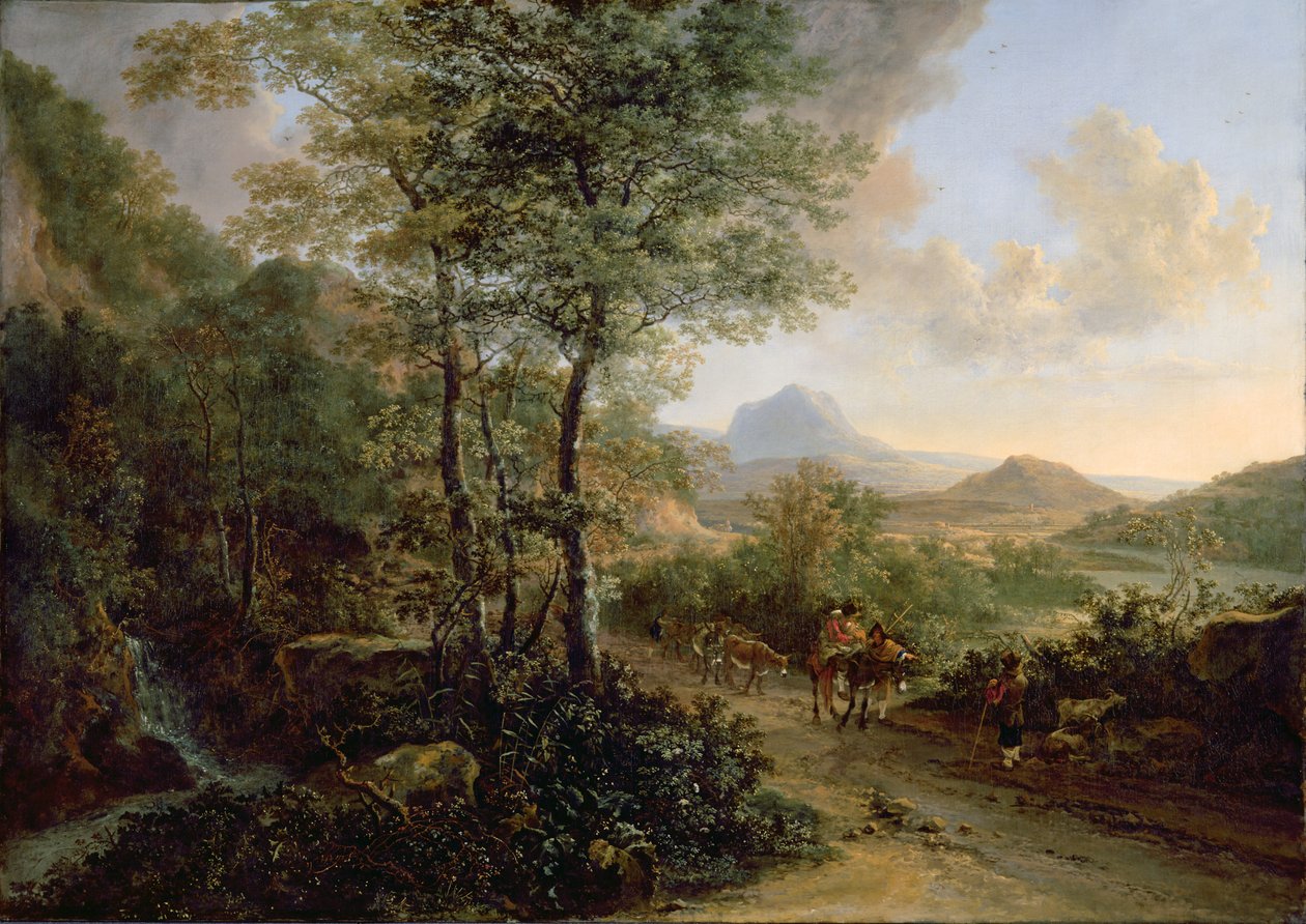 Olasz táj, 1637-41 körül alkotó: Jan Dirksz Both